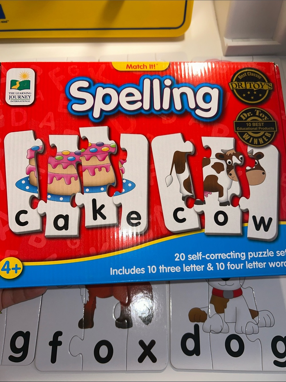 The Learning Journey International Spelling Self Correcting Children’s Puzzles